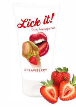 Lick it epres izű erotikus masszázs gél, 50ml