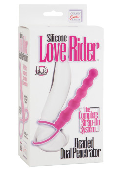 Love Rider Felcsatolható dildo, rózsaszin