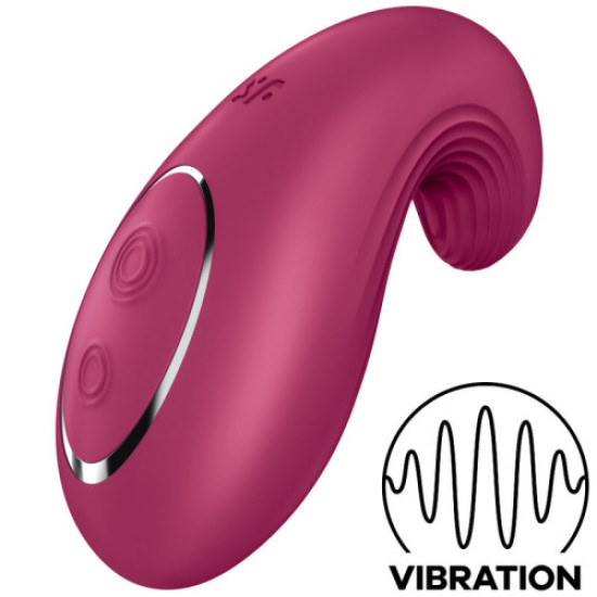 Satisfyer Dipping Delight Lay On Vibrátor, Berry